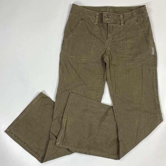 Silver Jeans Western Glove Works Brown Wide Leg Pants Size 29x33 - Picture 1 of 14